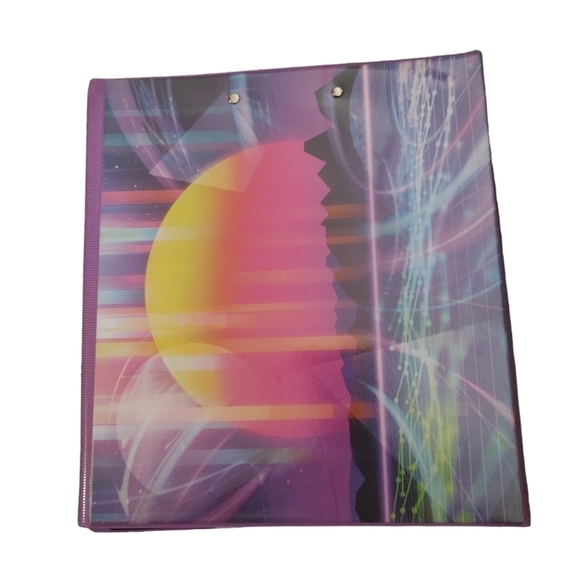 TRAPPER Keeper Original by Mead in Purple with Sunrise NWT - Picture 5 of 6